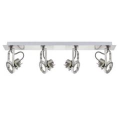 Спот поворотный Technic, 4 лампы, 8.4 м², цвет хром Inspire