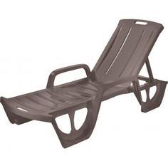 Шезлонг Keter Florida 190х67х30 см пластик капучино