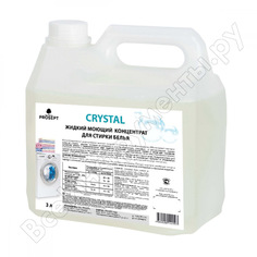 Жидкий моющий концентрат для стирки белья prosept crystal 3 л 244-3