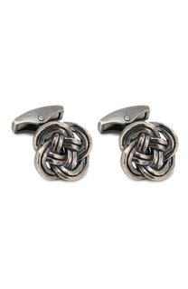 Серебряные запонки celtic knot