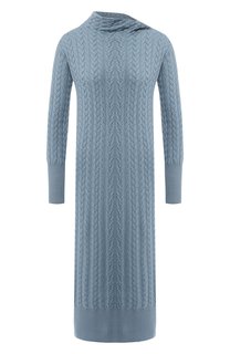 Кашемировое платье фактурной вязки