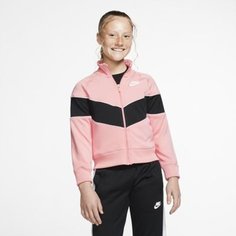 Куртка с молнией во всю длину для девочек школьного возраста Nike Sportswear Heritage