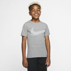 Футболка для тренинга с коротким рукавом для мальчиков школьного возраста Nike