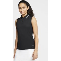 Женская рубашка-поло без рукавов для гольфа Nike Dri-FIT Victory