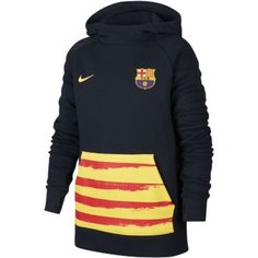 Футбольная флисовая худи для школьников FC Barcelona