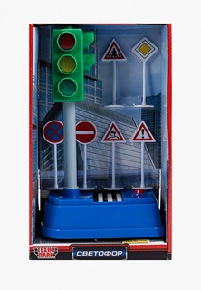 Набор игровой Технопарк "Дорожные знаки. Светофор"