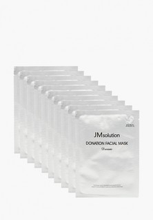 Набор масок для лица JMsolution Набор масок для лица с комплексом гиалуроновых кислот и пептидов, 10 шт х 37 мл.
