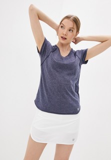 Футболка спортивная Wilson W TRAINING V-NECK TEE Peacoat