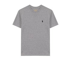 Хлопковая футболка с логотипом бренда Polo Ralph Lauren