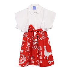 Хлопковое платье Stella Jean Kids