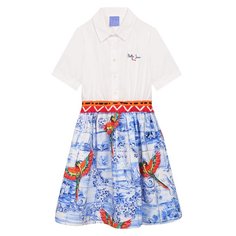 Хлопковое платье Stella Jean Kids
