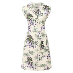 Платье из смеси хлопка и льна Kenzo