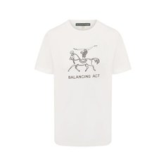 Хлопковая футболка Alexachung