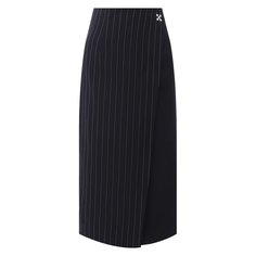 Юбка из смеси хлопка и вискозы Off-White