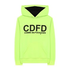 Хлопковое худи Comme des Fuckdown