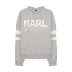 Хлопковый свитшот Karl Lagerfeld Kids