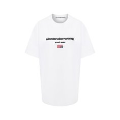 Хлопковая футболка Alexander Wang