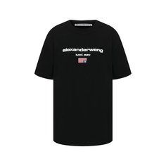 Хлопковая футболка Alexander Wang