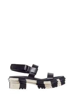 Сандалии 372929 черный белый Balenciaga
