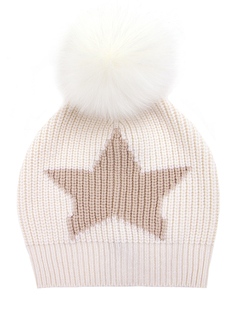 Шапка шерстяная с помпоном LM36CР17/2048/ 2048 R Lorena Antoniazzi