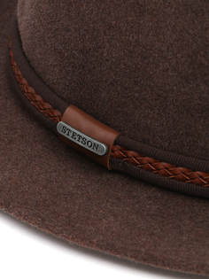 Шляпа из шерсти 2638214/68/ Коричневый/трюфель Stetson