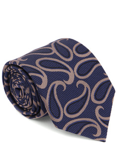 Шелковый галстук с узором Franco Bassi