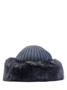 Шапка с мехом Prada