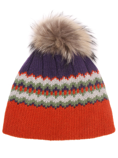 Шапка вязаная с помпоном Inverni