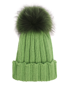 Кашемировая шапка с помпоном Inverni