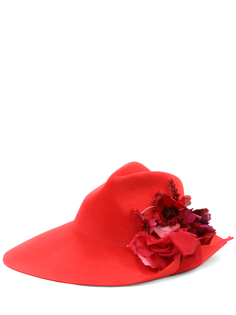 Шляпа фетровая с цветами Gucci