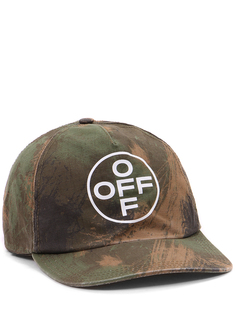 Бейсболка с принтом Off White