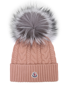 Шерстяная шапка с помпоном Moncler