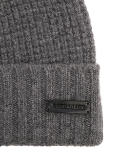 Шапка шерстяная вязаная knm0010 05m01249 2122 Dsquared2