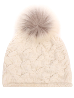Шапка вязаная с помпоном Inverni