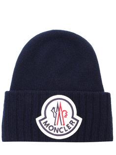 Шапка шерстяная с логотипом 99262-00-A9186 col 778 Moncler