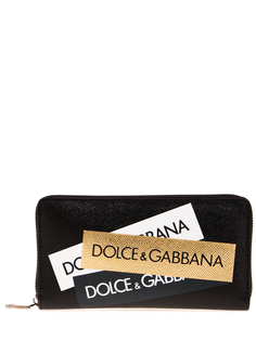 Портмоне из кожи с принтом BP1672 AZ908 8V038 Dolce & Gabbana