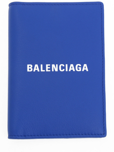Визитница кожаная с логотипом Balenciaga