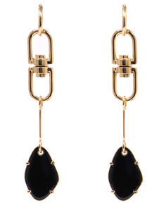 Серьги с камнем Paul Poiret