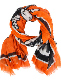 Текстильный палантин 457200 Оранжевый Черный Белый Stella Mc Cartney