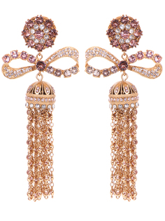 Серьги-клипсы с кристаллами Dolce & Gabbana