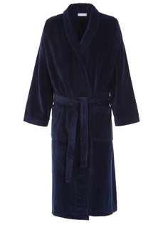 Хлопковый халат с поясом Derek Rose