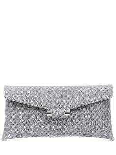 Серебристый клатч Danika Stuart Weitzman