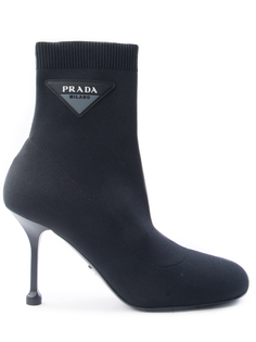 Текстильные ботильоны Prada