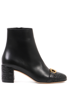 Ботильоны кожаные S.Ferragamo