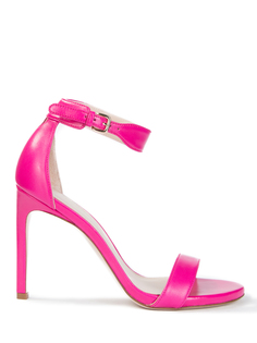 Кожаные босоножки xl91425 backupti fuchsia Stuart Weitzman