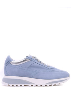 Кроссовки замшевые Santoni