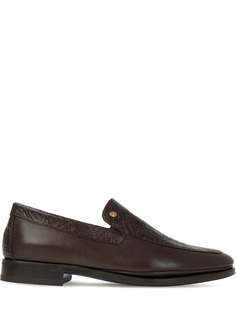 Лоферы из кожи каймана Zilli