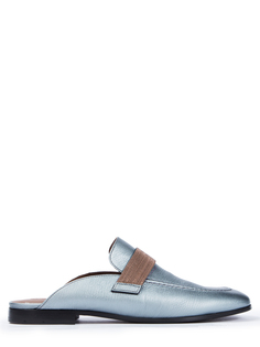 Кожаные мюли MZGIC1109 Синий Brunello Cucinelli