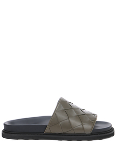 Шлепанцы кожаные Bottega Veneta