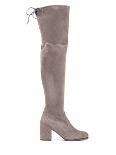 Замшевые ботфорты Stuart Weitzman